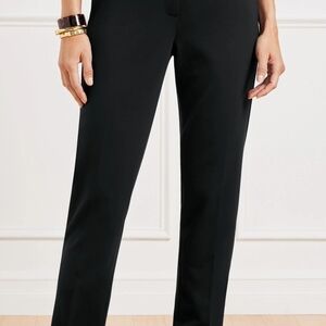 Talbots Classic Black Straight Leg Pants